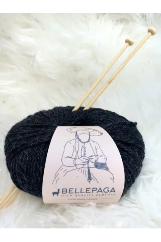 Violetpaarse bol wol