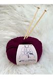 Purple wool ball