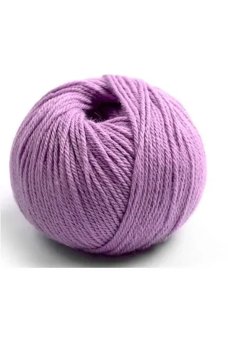 Violetpaarse bol wol