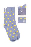 Grey/Navy Blue Challi Alpaca Socks