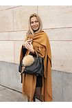 Porte-clé en fourrure d'Alpaga Beige