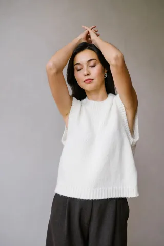 Chompa | Weiche und elegante Ärmelloser Pullover