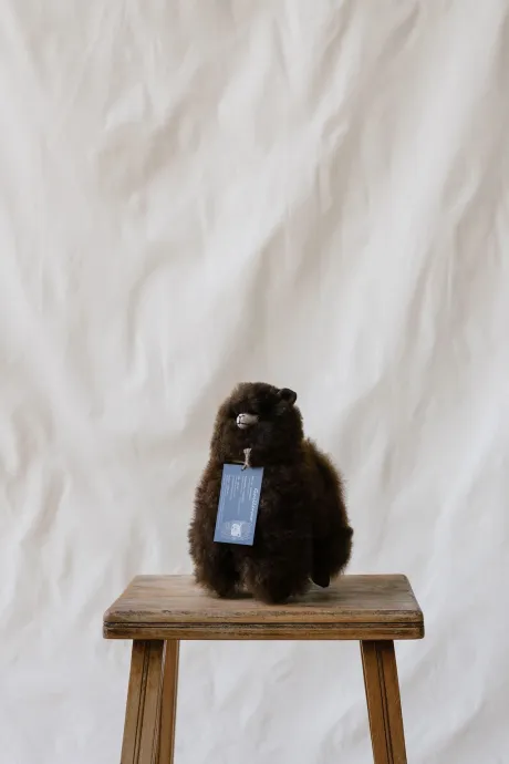 Bruin Alpaca Knuffel 23 cm - Guillermo