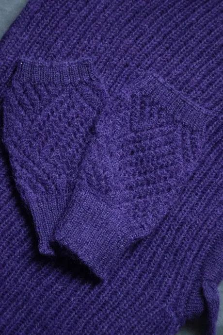 Vingerloze alpaca-wollen handschoenen voor dames