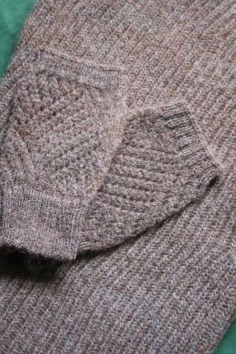 Vingerloze alpaca-wollen handschoenen voor dames