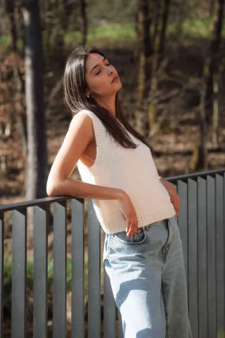 Chompa | Miękka i elegancka bezrękawnikowa kamizelka