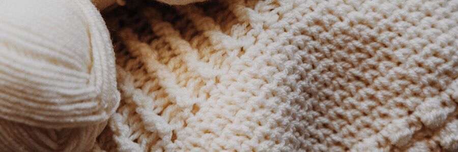 Alpaca wool ball knit