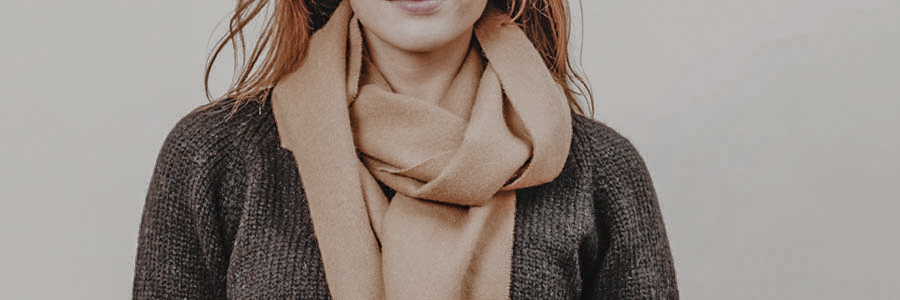 brown scarf