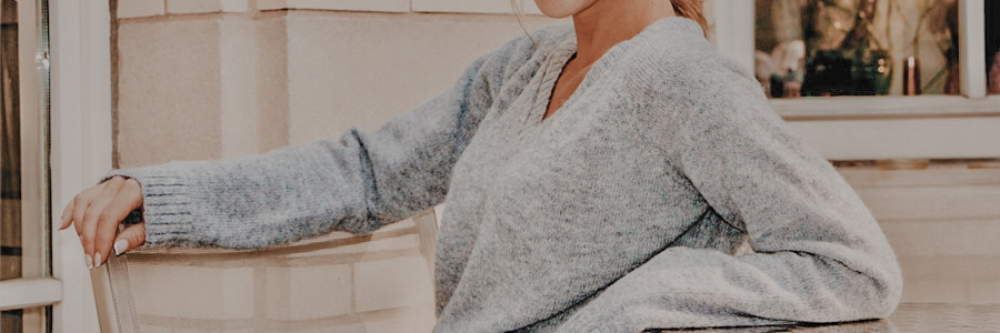 pull cachemire gris