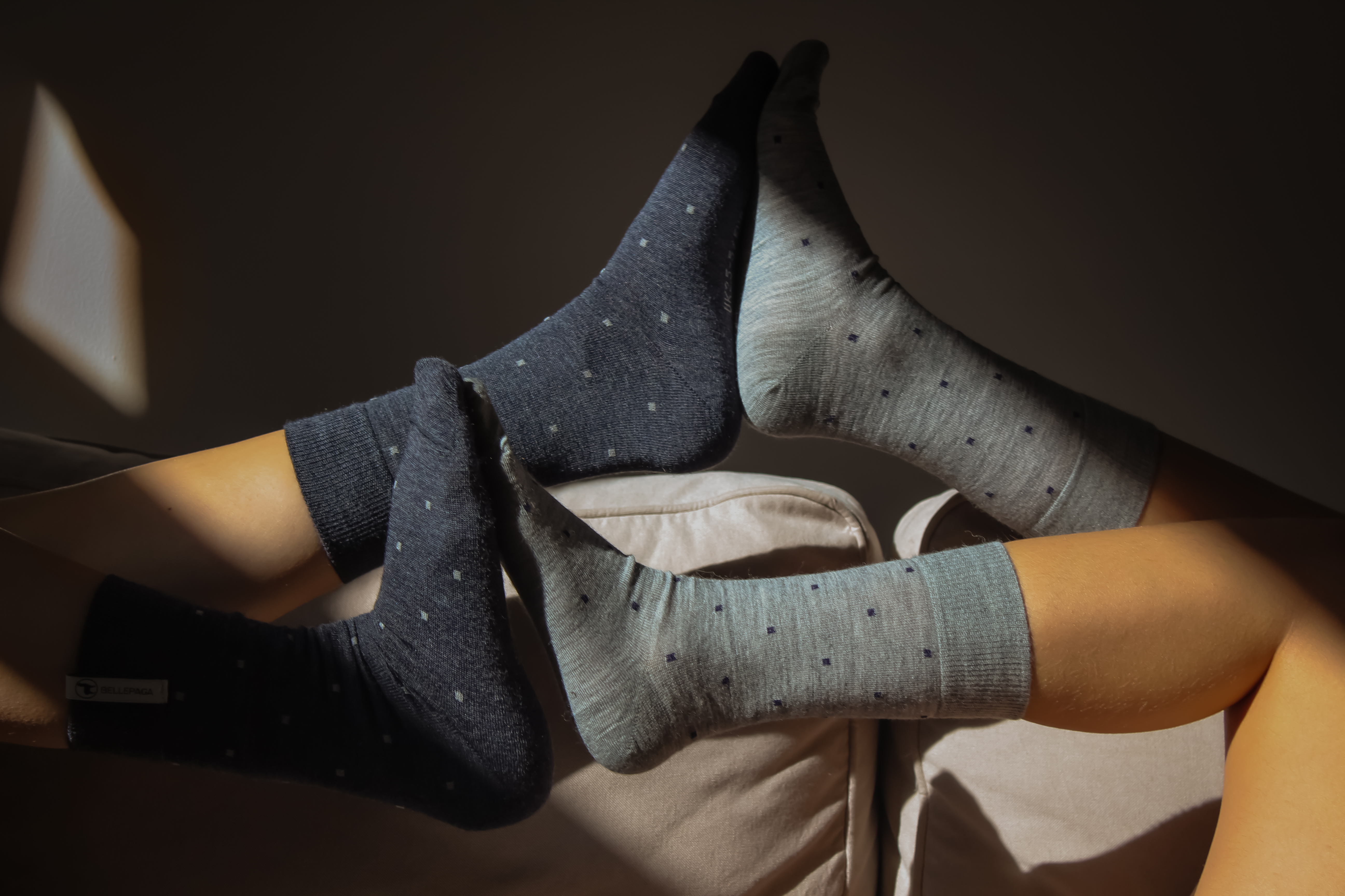 Chaussettes nuit alpaga laine confort cocooning chaudes femmes