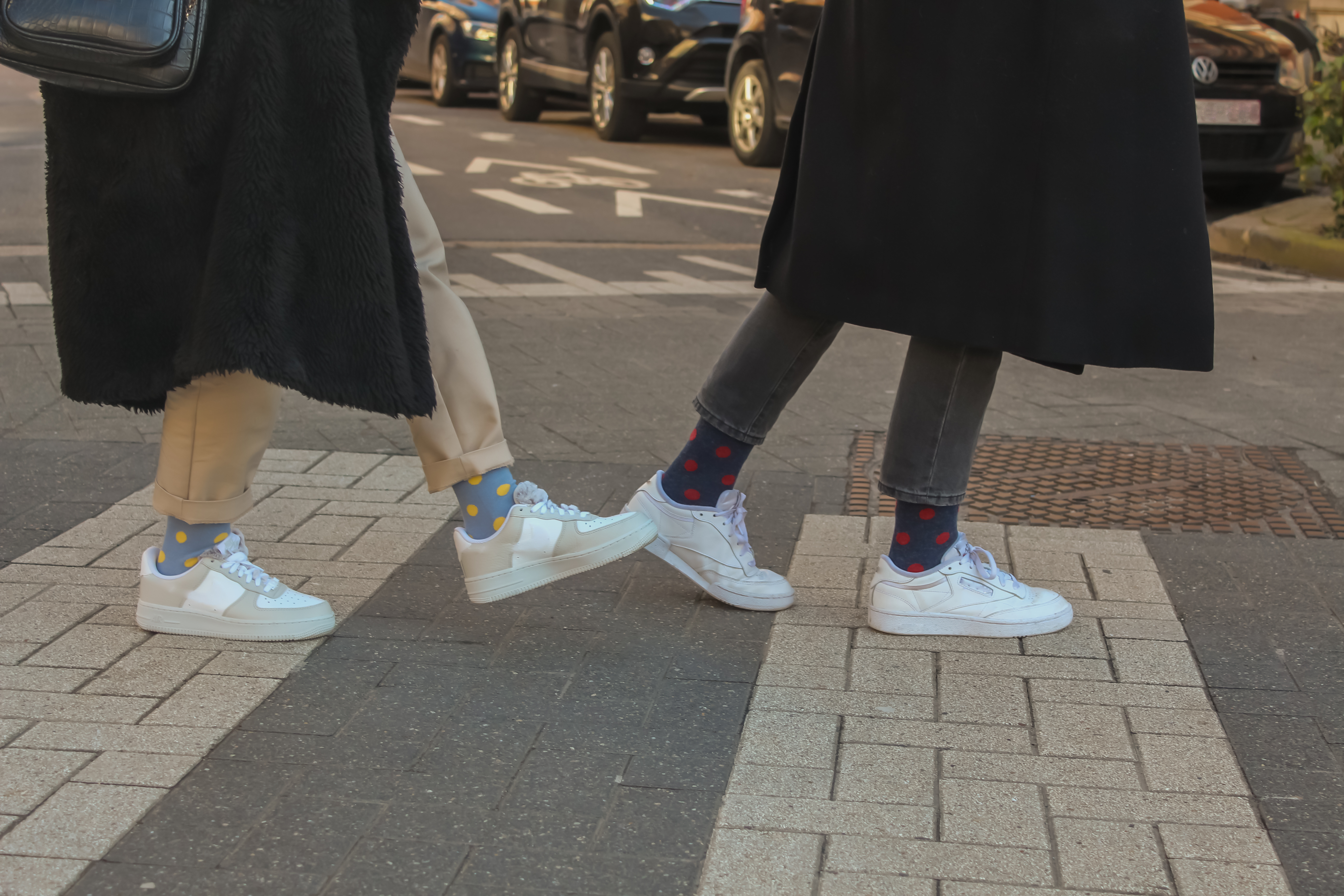 sokken op straat