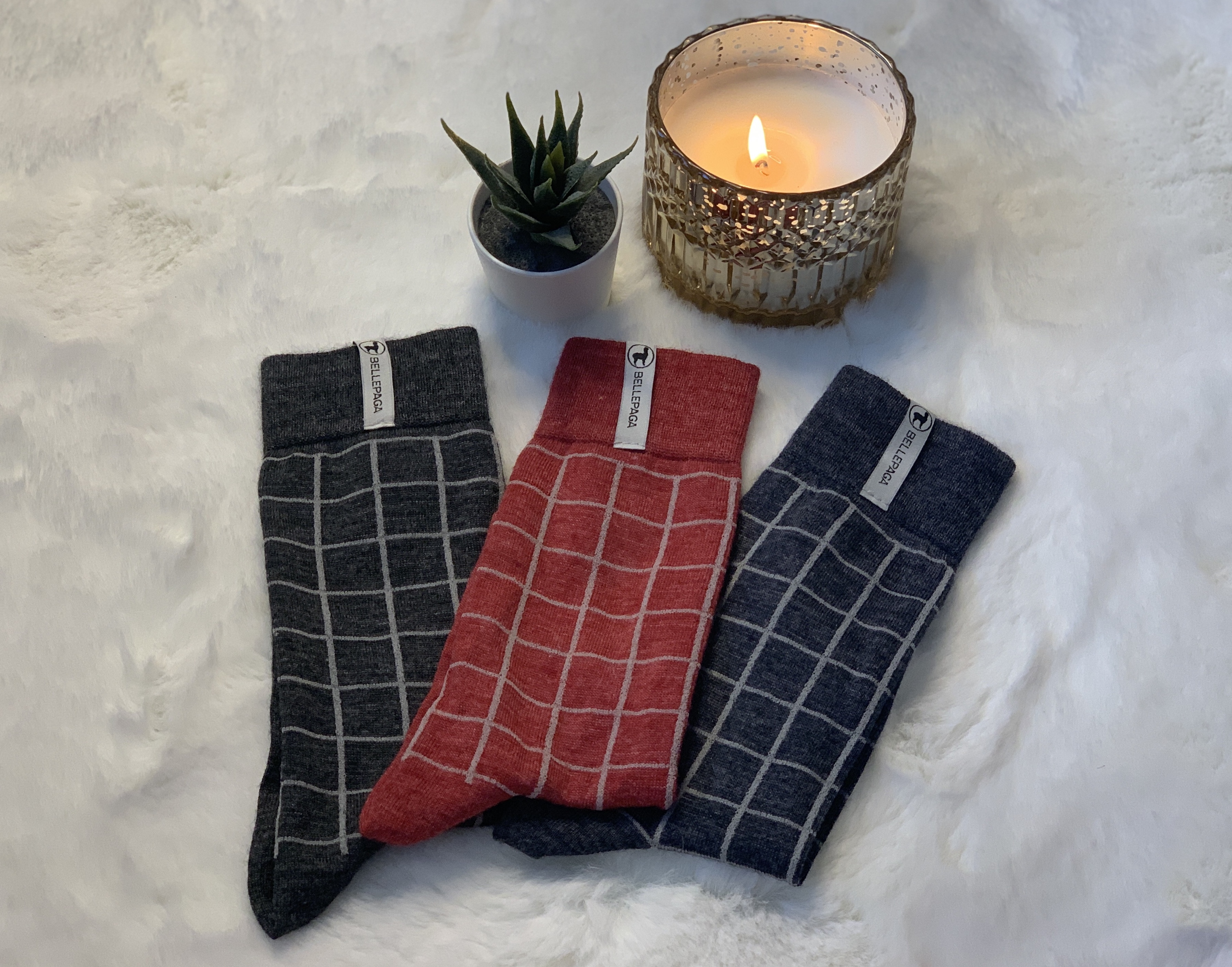 Chaussettes nuit alpaga laine confort cocooning chaudes femmes