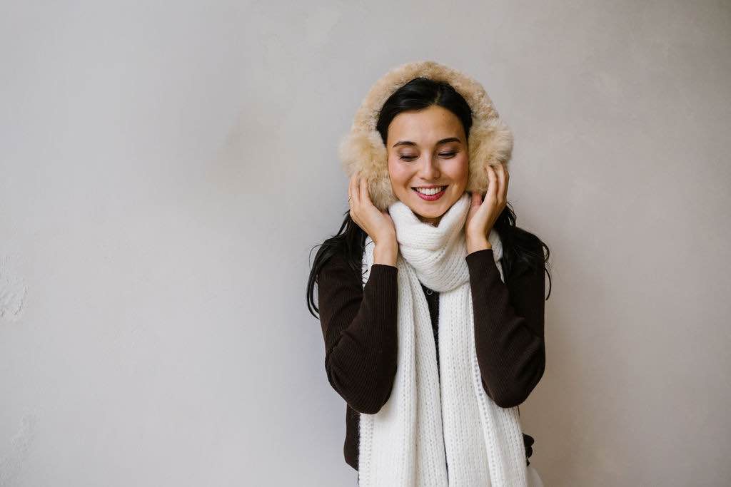 Women’s alpaca wool scarf, warm and soft, perfect for any season and cool weather