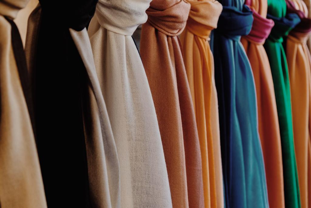 echarpe cachemire laine alpaga multicolore