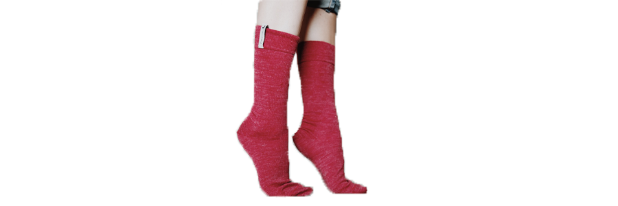 Socken rot Nacht