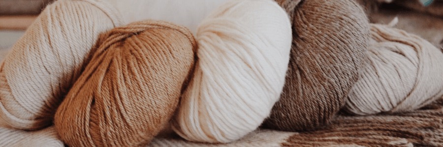 balls of alpaca wool